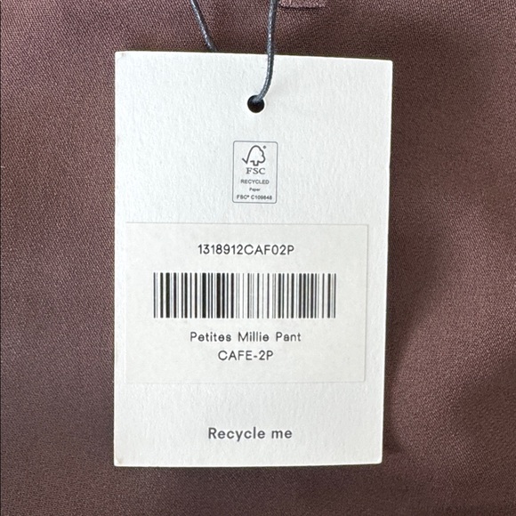 NWT Reformation Petities Millie Pant - Picture 10 of 10